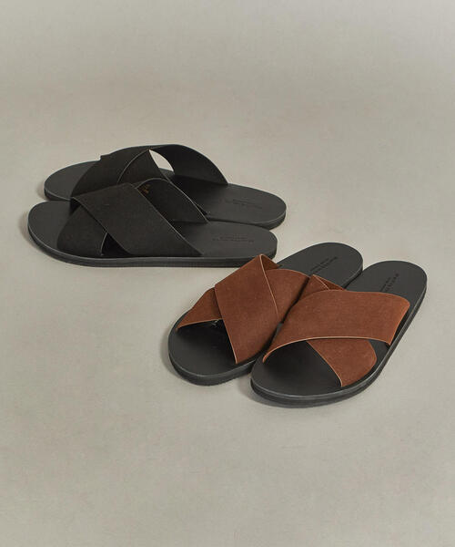 BEAUTY&YOUTH UNITED ARROWS（ビューティーアンドユースユナイテッドアローズ）の「BY クロス サンダル（サンダル・メンズ・ブラック/ダークブラウン・7/8/9/10）」の13枚目の写真