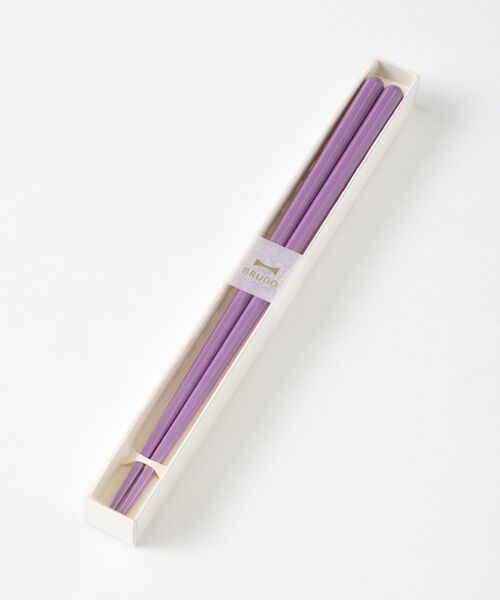 BRUNO（ブルーノ）の「BRUNOカラー八角箸（カトラリー・レディース・パープル/グレー/ピンク/グリーン/アイボリー/ブルーグレー/ホワイト・ﾌﾘ-）」の22枚目の写真