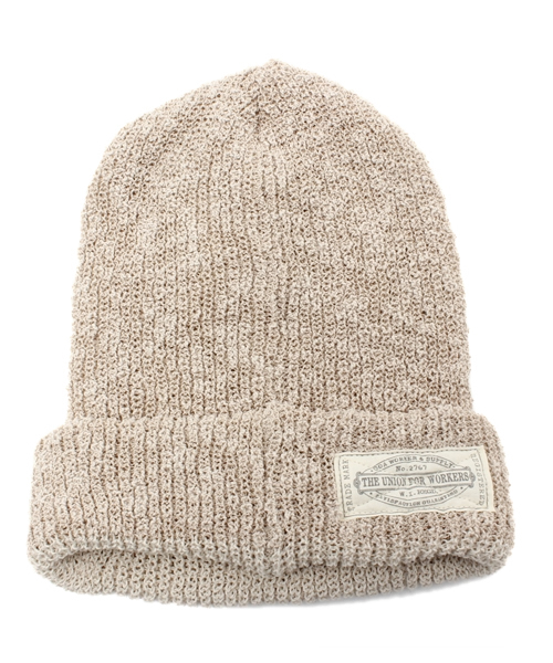 goa（ゴア）の「サマーニットキャップ（ニットキャップ/ビーニー・レディース・グレー/ベージュ/ネイビー・FREE）」の3枚目の写真