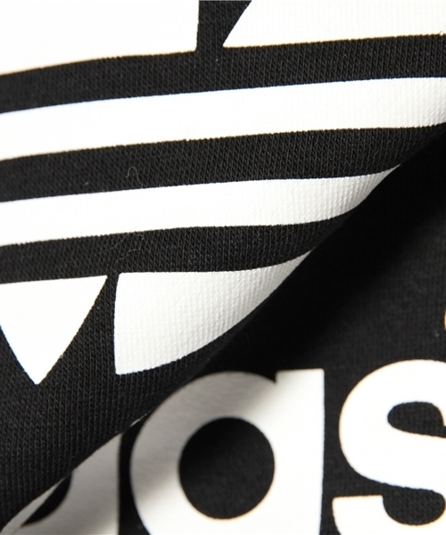 adidas Originals（アディダスオリジナルス）の「アディダス オリジナルス ロングパーカー ワンピ adidas Originals LONG HOODIE（パーカー・レディース・ブラック/グレー・MEDIUM/SMALL）」の3枚目の写真