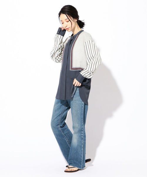 MIHO NOJIRI×Prefer SHIPSスカーフプリントブラウス SHIPS（シップス）の「MIHO NOJIRI×Prefer SHIPSスカーフ