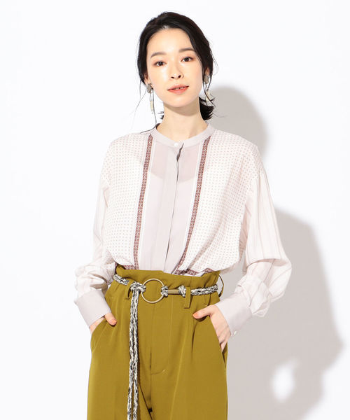 MIHO NOJIRI×Prefer SHIPSスカーフプリントブラウス SHIPS（シップス）の「MIHO NOJIRI×Prefer SHIPSスカーフ