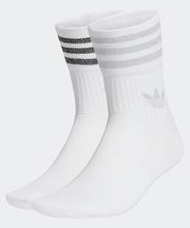 adidas | ミッドカット グリッター クルーソックス 2足組［MID CUT CREW SOCKS 2P］ / アディダスオリジナルス adidas Originals(ソックス/靴下)
