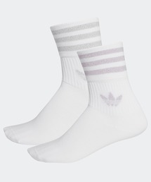 adidas | ミッドカット グリッター クルーソックス 2足組［MID CUT CREW SOCKS 2P］アディダスオリジナルス(ソックス/靴下)