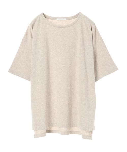 AMERICAN HOLIC(アメリカンホリック)の「裾スリットカットチュニック*(Tシャツ/カットソー・レディース・オフホワイト/カーキ/グレー系その他/ダークネイビー/ベージュ系その他2・FREE)」の22枚目の写真