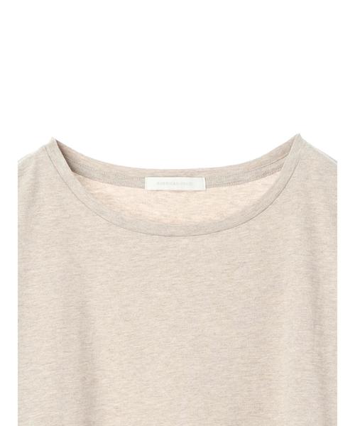 AMERICAN HOLIC(アメリカンホリック)の「裾スリットカットチュニック*(Tシャツ/カットソー・レディース・オフホワイト/カーキ/グレー系その他/ダークネイビー/ベージュ系その他2・FREE)」の10枚目の写真