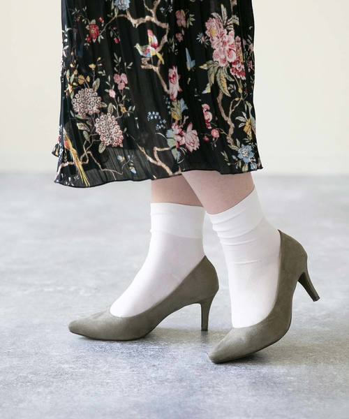 menue(メヌエ)の「イイ女ポインテッド 7cmヒール ポインテッドトゥ パンプス(パンプス・レディース・カーキ/シルバー/グレー系その他/ブラック系その他3/チャコールアッシュ/レッド系その他/ピンク系その他/レオパード/ブラック系その他4/チェック/パイソン/ベージュ系その他2/ブラック/ブラック系その他/ベージュ系その他/グレイッシュベージュ/グレイッシュブルー/ブラック系その他2/ブラウン系その他/ラベンダー/ネイビー系/アイボリー/グレー系/ゴールド系その他・22cm/22.5cm/23cm/23.5cm/24cm/24.5cm/25cm/25.5cm/26cm/26.5cm/27cm/21cm/21.5cm/26.0cm/27.0cm)」の14枚目の写真