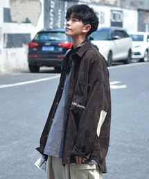 neos（ネオス）の「【neos -addictive design-】ビッグシルエット コーデュロイ エルボーパッチ シャツ（シャツ/ブラウス）」
