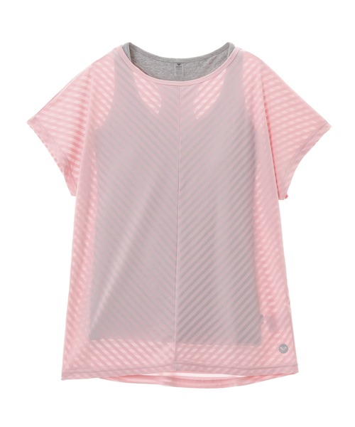 ROXY（ロキシー）の「RHYTHMIC LEGGINGS/ロキシーレディース Tシャツ タンクトップ ２枚セット フィットネス ヨガ ジム ランニング ルームウェア・ワンマイルウェアにも（Tシャツ/カットソー・レディース・ピンク/ホワイト/チャコールグレー・SMALL/MEDIUM/LARGE）」の18枚目の写真