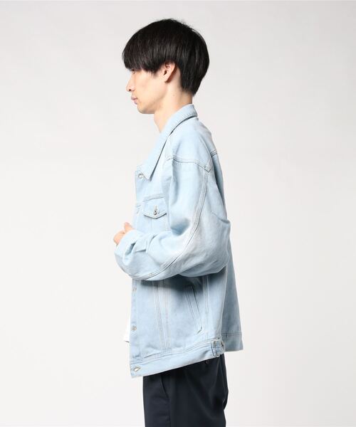 STYLEBLOCK(スタイルブロック)の「ビッグシルエットデニムジャケット(デニムジャケット・メンズ・ネイビー/ブルー/ブルー系その他・LL/M/L)」の4枚目の写真