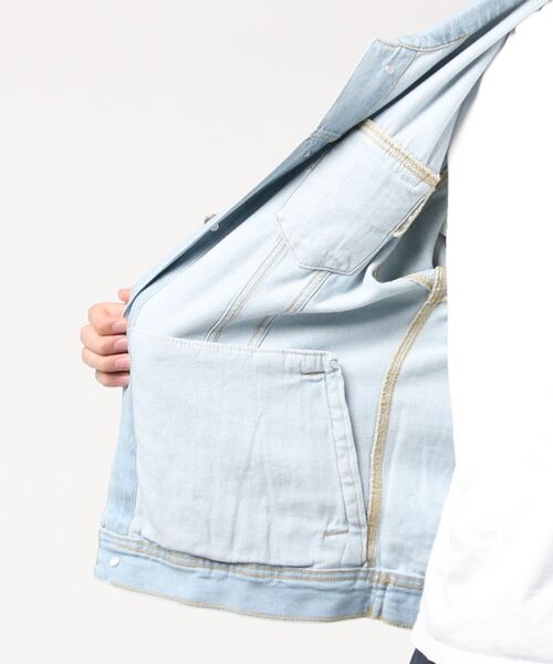 STYLEBLOCK(スタイルブロック)の「ビッグシルエットデニムジャケット(デニムジャケット・メンズ・ネイビー/ブルー/ブルー系その他・LL/M/L)」の6枚目の写真