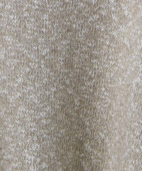 6（ロク）の「＜6(ROKU)＞BICOLOR SLEEVE PULLOVER/ニット（ニット/セーター・レディース・ベージュ/ライトブルー・FREE）」の5枚目の写真