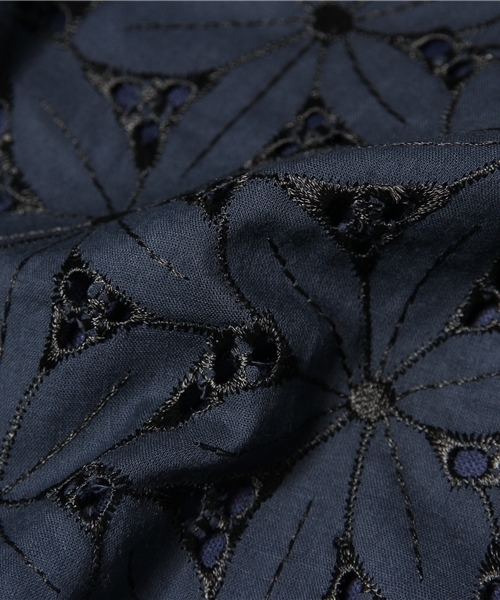 WHO'S WHO gallery（フーズフーギャラリー）の「花柄刺繍ZIPスカート（スカート・レディース・ネイビー/ワインレッド・FREE）」の10枚目の写真