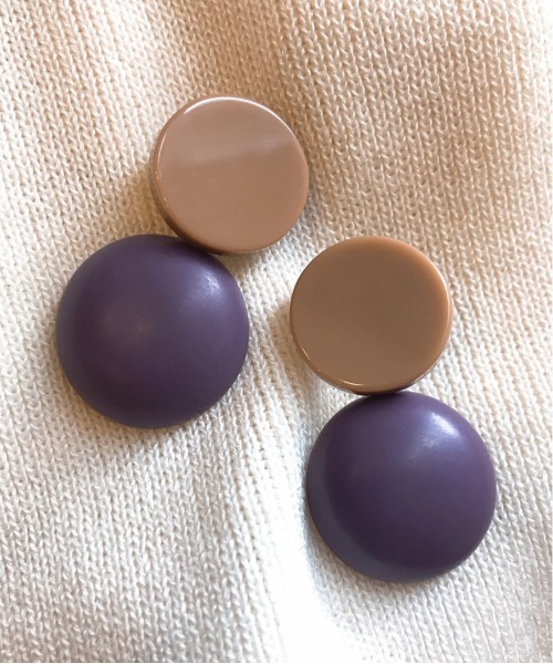 StyleSea(スタイルシー)の「コンビネーションピアス(ピアス(両耳用)・レディース・カーキ/ブルー/パープル/オリーブ/ベージュ/ブラウン・FREE)」の6枚目の写真
