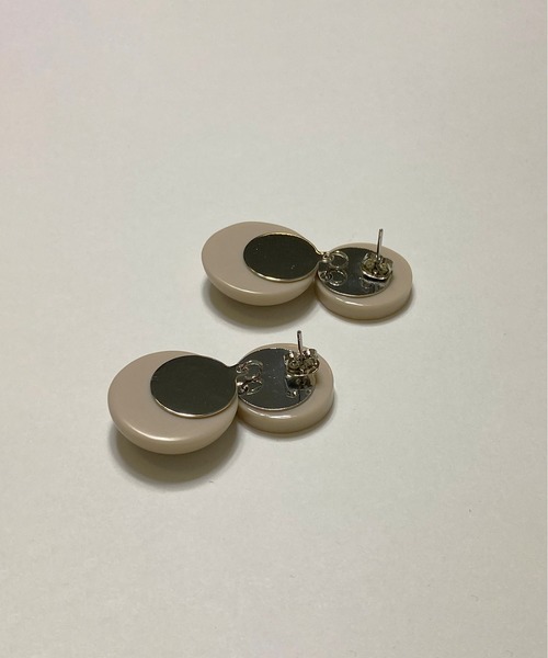 StyleSea(スタイルシー)の「コンビネーションピアス(ピアス(両耳用)・レディース・カーキ/ブルー/パープル/オリーブ/ベージュ/ブラウン・FREE)」の11枚目の写真