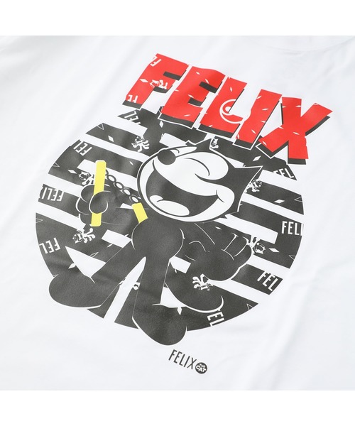 DISCOVERED（ディスカバード）の「STUDIOUS別注 カットソー/EX.Kung Fu FeliX  S/S TEE/DC-SS20-SCU-01（Tシャツ/カットソー・メンズ・ブラック/ホワイト・1/3）」の7枚目の写真