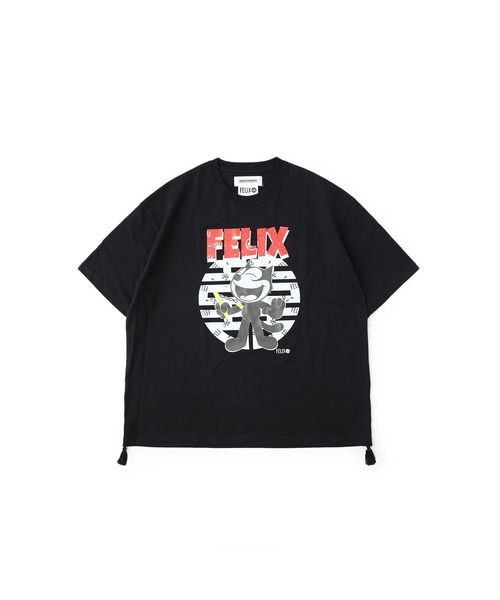 DISCOVERED（ディスカバード）の「STUDIOUS別注 カットソー/EX.Kung Fu FeliX  S/S TEE/DC-SS20-SCU-01（Tシャツ/カットソー・メンズ・ブラック/ホワイト・1/3）」の5枚目の写真