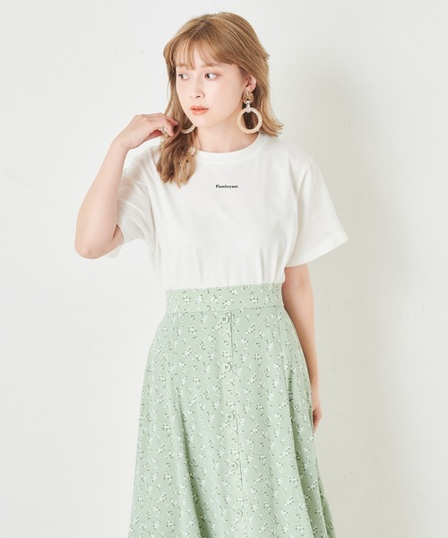 one after another NICE CLAUP(ワンアフターアナザーナイスクラップ)の「【WEB限定】前釦フレアロングスカート(スカート・レディース・ホワイト系その他/ブラック系その他/ベージュ系その他/グリーン系その他/ピンク系その他・FREE)」の6枚目の写真