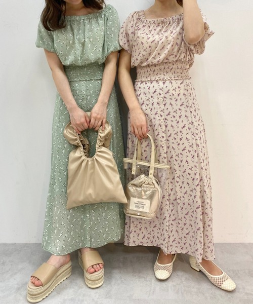 one after another NICE CLAUP(ワンアフターアナザーナイスクラップ)の「【WEB限定】前釦フレアロングスカート(スカート・レディース・ホワイト系その他/ブラック系その他/ベージュ系その他/グリーン系その他/ピンク系その他・FREE)」の12枚目の写真