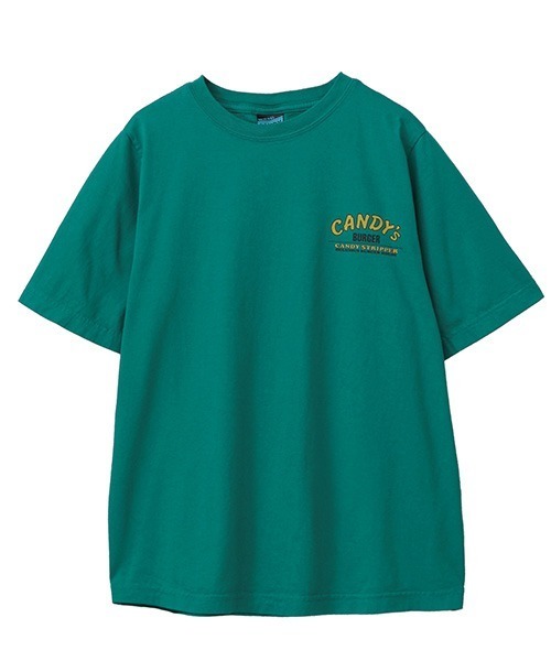 Candy Stripper（キャンディストリッパー）の「CANDY'S BURGER Tシャツ（Tシャツ/カットソー・レディース・ブラック/オフホワイト/イエロー/グリーン・2/4/3）」の4枚目の写真
