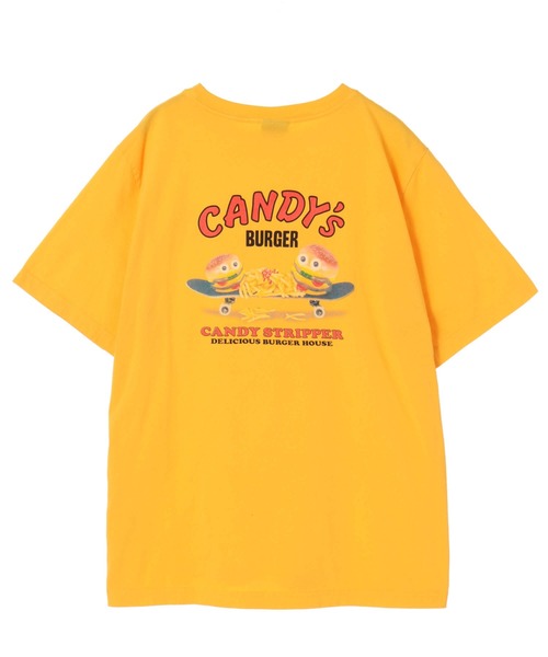 Candy Stripper（キャンディストリッパー）の「CANDY'S BURGER Tシャツ（Tシャツ/カットソー・レディース・ブラック/オフホワイト/イエロー/グリーン・2/4/3）」の7枚目の写真