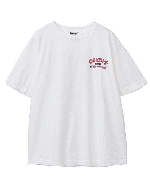 Candy Stripper（キャンディストリッパー）の「CANDY'S BURGER Tシャツ（Tシャツ/カットソー・レディース・ブラック/オフホワイト/イエロー/グリーン・2/4/3）」の13枚目の写真