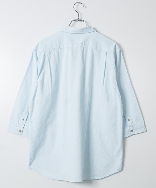 Candy Fantasy（キャンディーファンタジー）の「【a】パナマ7分袖カプリシャツ（シャツ/ブラウス・メンズ・カーキ/ミント/ネイビー/ピンク/ベージュ/ブラック×ホワイト/ホワイト×ネイビー/ネイビー×ホワイト/ホワイト/ブルー/ベージュ系/イエロー/ホワイト系その他/ブルー系その他/ブラック・MEDIUM/LARGE/X-LARGE）」の20枚目の写真