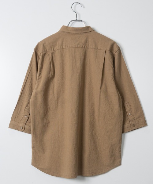 Candy Fantasy（キャンディーファンタジー）の「【a】パナマ7分袖カプリシャツ（シャツ/ブラウス・メンズ・カーキ/ミント/ネイビー/ピンク/ベージュ/ブラック×ホワイト/ホワイト×ネイビー/ネイビー×ホワイト/ホワイト/ブルー/ベージュ系/イエロー/ホワイト系その他/ブルー系その他/ブラック・MEDIUM/LARGE/X-LARGE）」の19枚目の写真