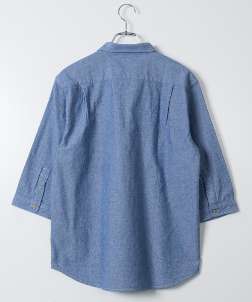 Candy Fantasy（キャンディーファンタジー）の「【a】パナマ7分袖カプリシャツ（シャツ/ブラウス・メンズ・カーキ/ミント/ネイビー/ピンク/ベージュ/ブラック×ホワイト/ホワイト×ネイビー/ネイビー×ホワイト/ホワイト/ブルー/ベージュ系/イエロー/ホワイト系その他/ブルー系その他/ブラック・MEDIUM/LARGE/X-LARGE）」の22枚目の写真