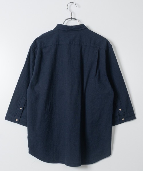 Candy Fantasy（キャンディーファンタジー）の「【a】パナマ7分袖カプリシャツ（シャツ/ブラウス・メンズ・カーキ/ミント/ネイビー/ピンク/ベージュ/ブラック×ホワイト/ホワイト×ネイビー/ネイビー×ホワイト/ホワイト/ブルー/ベージュ系/イエロー/ホワイト系その他/ブルー系その他/ブラック・MEDIUM/LARGE/X-LARGE）」の21枚目の写真