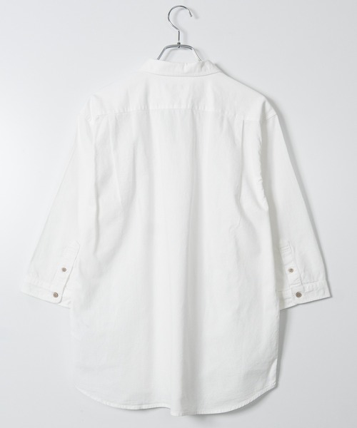 Candy Fantasy（キャンディーファンタジー）の「【a】パナマ7分袖カプリシャツ（シャツ/ブラウス・メンズ・カーキ/ミント/ネイビー/ピンク/ベージュ/ブラック×ホワイト/ホワイト×ネイビー/ネイビー×ホワイト/ホワイト/ブルー/ベージュ系/イエロー/ホワイト系その他/ブルー系その他/ブラック・MEDIUM/LARGE/X-LARGE）」の16枚目の写真