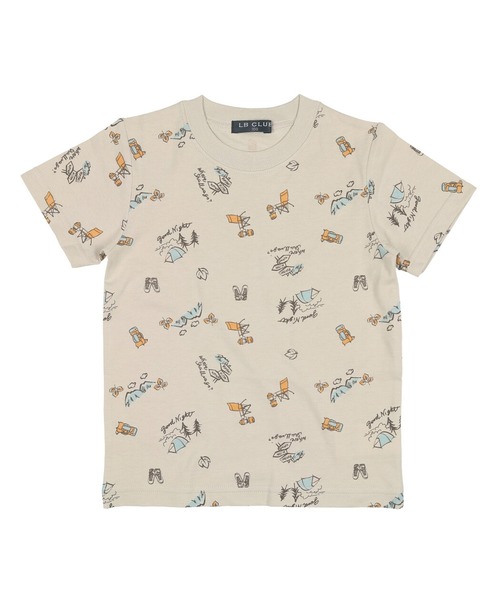 Lb Club エルビークラブ の ｓｚ天竺アウトドア柄ｔシャツ Tシャツ カットソー Wear