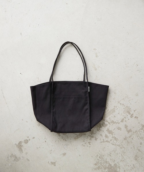 EFOLE（エフォル）の「キャンバス　ビッグ　トートバッグ（トートバッグ・レディース・オフホワイト/ブラウン/カーキ/ピンク/ブラック・FREE）」の3枚目の写真