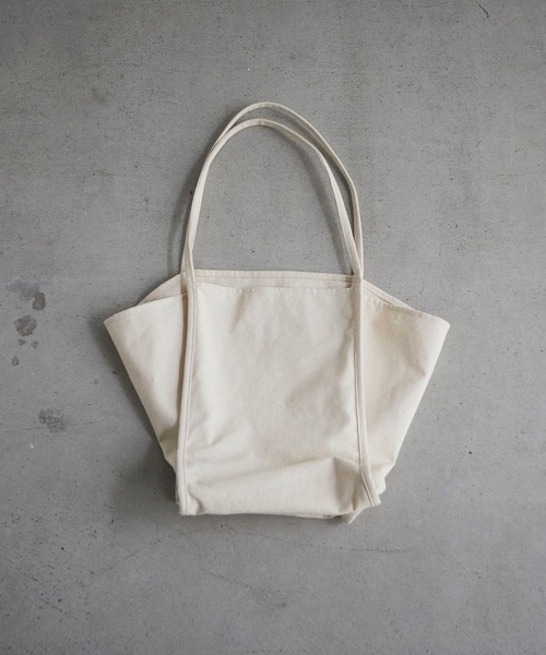 EFOLE（エフォル）の「キャンバス　ビッグ　トートバッグ（トートバッグ・レディース・オフホワイト/ブラウン/カーキ/ピンク/ブラック・FREE）」の14枚目の写真