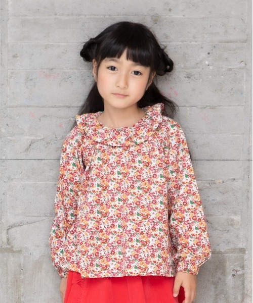 RAGMART（ラグマート）の「フリル襟Tシャツ（Tシャツ/カットソー・キッズ・ピンク/ブラック/イエロー・100cm/110cm/120cm/130cm）」の3枚目の写真