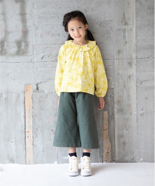 RAGMART（ラグマート）の「フリル襟Tシャツ（Tシャツ/カットソー・キッズ・ピンク/ブラック/イエロー・100cm/110cm/120cm/130cm）」の8枚目の写真
