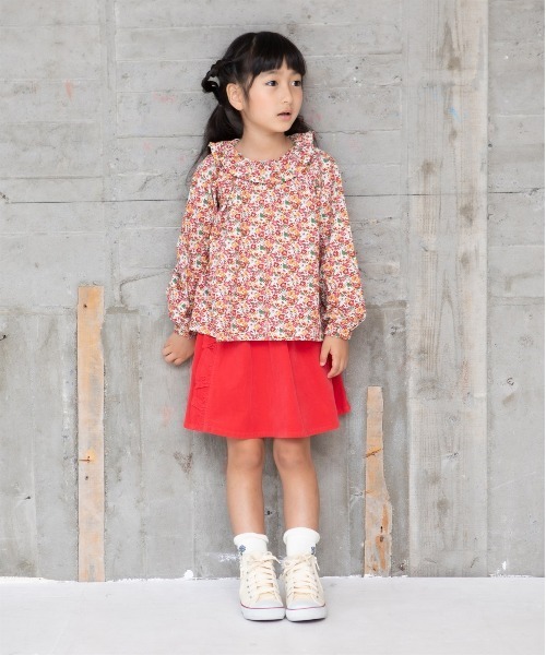RAGMART（ラグマート）の「フリル襟Tシャツ（Tシャツ/カットソー・キッズ・ピンク/ブラック/イエロー・100cm/110cm/120cm/130cm）」の11枚目の写真