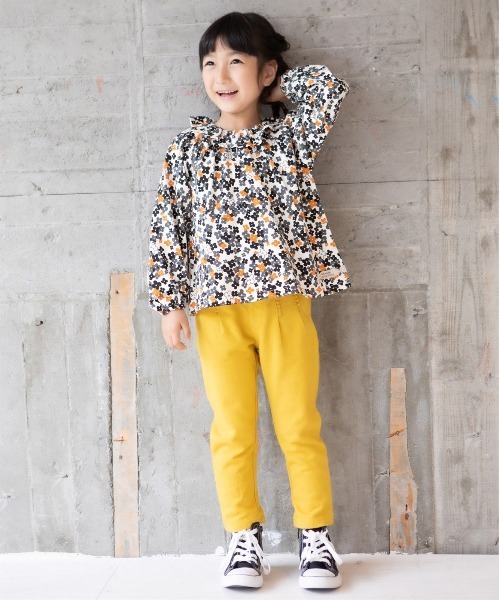 RAGMART（ラグマート）の「フリル襟Tシャツ（Tシャツ/カットソー・キッズ・ピンク/ブラック/イエロー・100cm/110cm/120cm/130cm）」の5枚目の写真