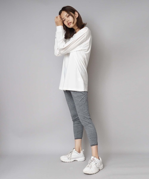 FILA(フィラ)の「【FILA:フィラ】水陸両用フィットネスパンツ / ヨガパンツ フィットネス ジム サルエル トレーニング お家ヨガ(その他パンツ・レディース・レッド/グレー/ネイビー/イエロー/レッド系その他/サックスブルー/ホワイト・SMALL/MEDIUM/LARGE/X-LARGE)」の10枚目の写真