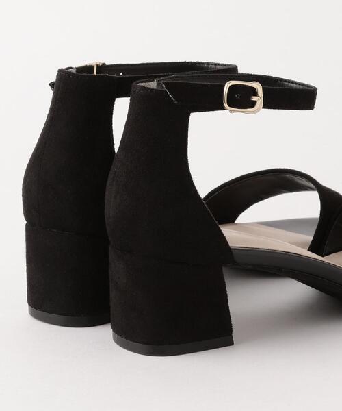 green label relaxing（グリーンレーベルリラクシング）の「◆D ベルト チャンキー サンダル (5cmヒール)（サンダル・レディース・ケリー/ブラック/シルバー/モカ・22.5cm/22cm/23.5cm/23cm/24cm/24.5cm/25cm/21.5cm）」の14枚目の写真