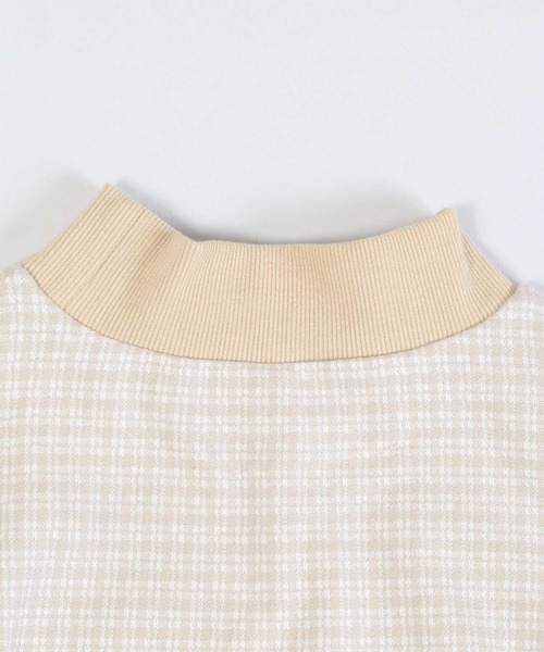 WC（ダブル シー）の「WC/チェックジャガードワンピース（ワンピース・レディース・ブラック/ベージュ・FREE）」の3枚目の写真