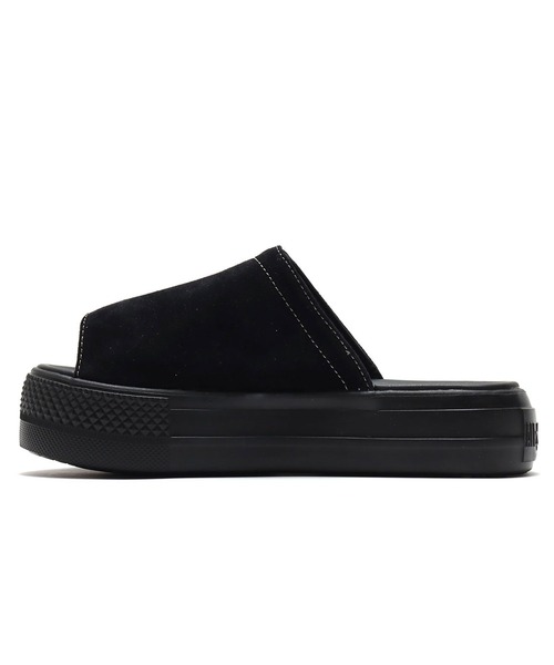 CONVERSE（コンバース）の「CONVERSE CV SANDAL PLTS SUEDE / コンバース CV サンダル PLTS スエード（サンダル・レディース・ブラック・23.0cm/25.0cm/24.0cm/22.0cm）」の3枚目の写真