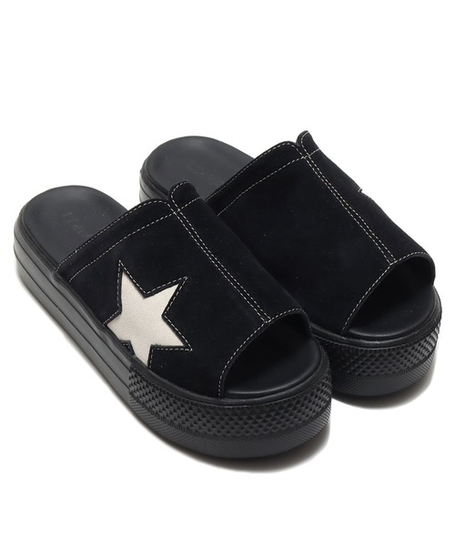 CONVERSE（コンバース）の「CONVERSE CV SANDAL PLTS SUEDE / コンバース CV サンダル PLTS スエード（サンダル・レディース・ブラック・23.0cm/25.0cm/24.0cm/22.0cm）」の7枚目の写真