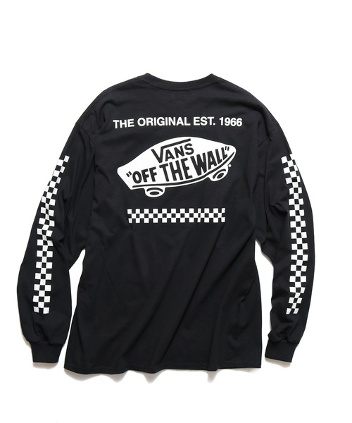 VANS（バンズ）の「VANS/ヴァンズ THE ORIGINAL EST.1966 LOGO L/S T-Shirts ロンT（Tシャツ/カットソー・メンズ・ブラック/ホワイト×レッド/ホワイト×ブラック・S/M/L）」の10枚目の写真