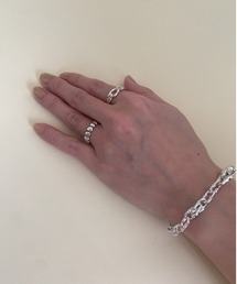mou（モウ）の「S925 Hoop triple ring（リング）」
