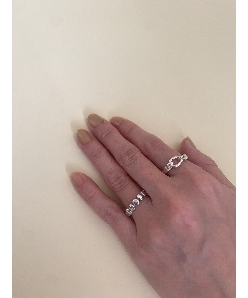 mou(モウ)の「S925 Hoop triple ring(リング・レディース・シルバー/ゴールド・10号/12号/14号/15号/11号/6号/13号)」の5枚目の写真