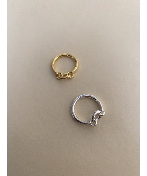 mou(モウ)の「S925 Hoop triple ring(リング・レディース・シルバー/ゴールド・10号/12号/14号/15号/11号/6号/13号)」の6枚目の写真