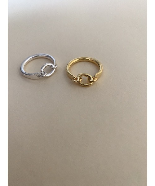 mou(モウ)の「S925 Hoop triple ring(リング・レディース・シルバー/ゴールド・10号/12号/14号/15号/11号/6号/13号)」の4枚目の写真