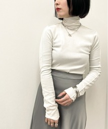 リブハイネックメロートップス【ZOZOTOWN限定アイテム】