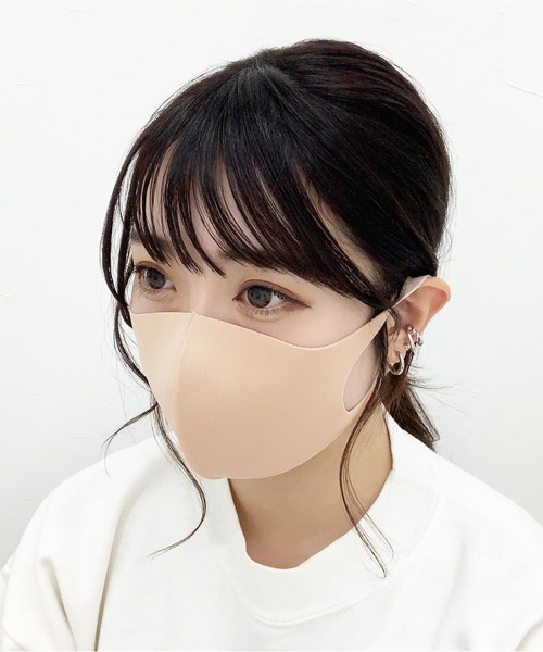 PairPair(ペアペア)の「ウォッシャブルマスクセット(AR)(マスク・レディース・ダークブラウン/グレー/ピンク/ラベンダー・FREE)」の11枚目の写真